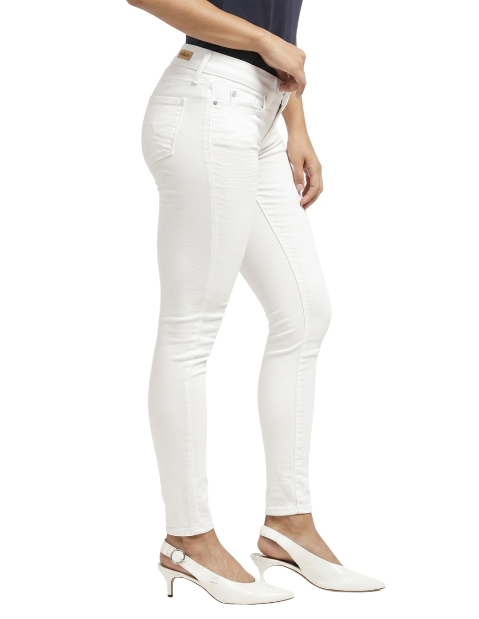Jeans Skinny media cintura para mujer 3