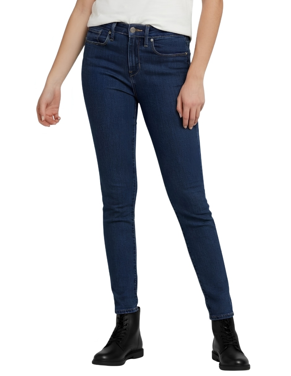 Jeans Skinny media cintura para mujer