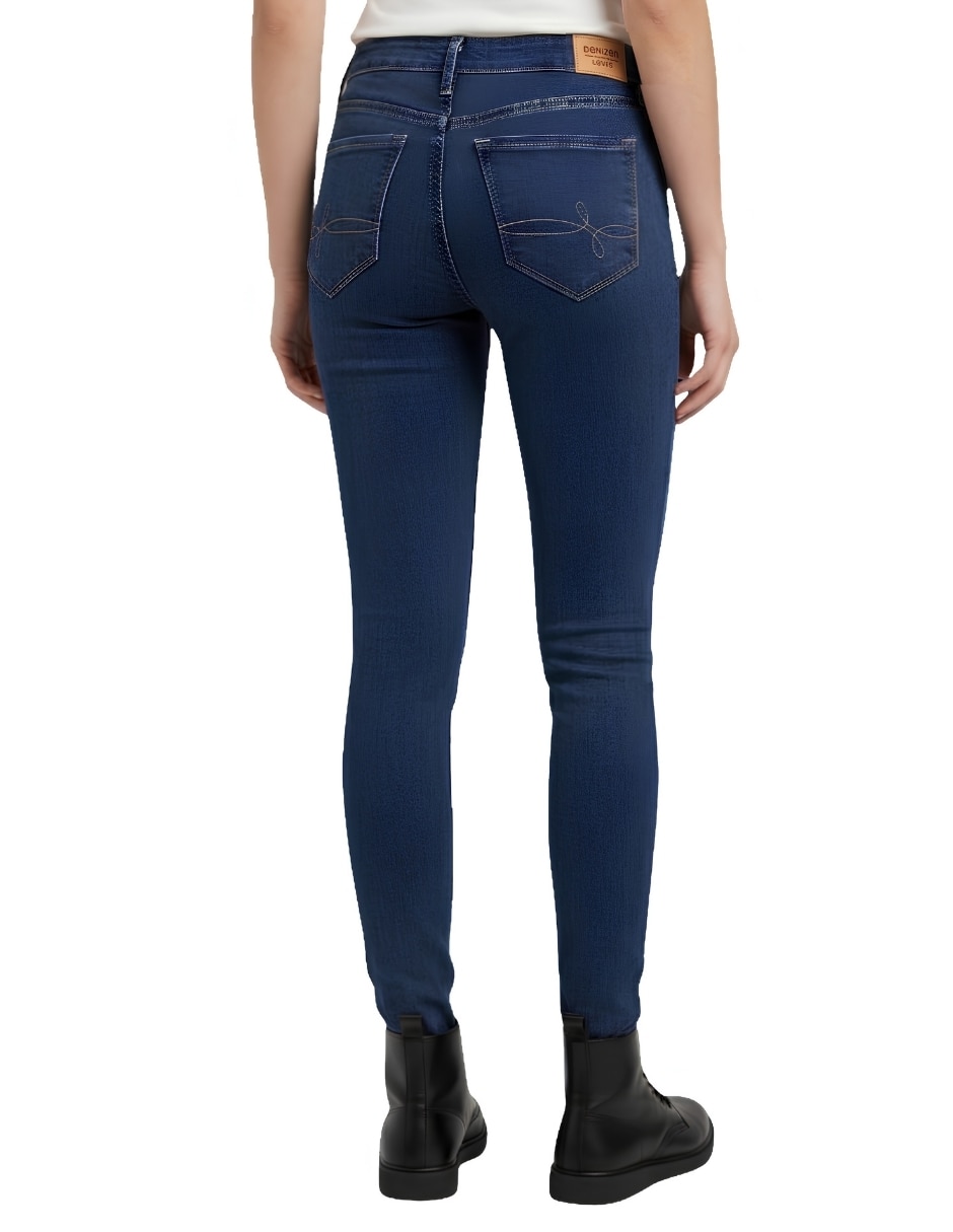Jeans Skinny media cintura Denizen para mujer