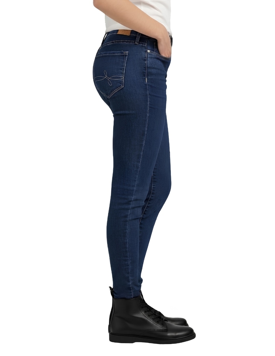 Jeans Skinny media cintura Denizen para mujer