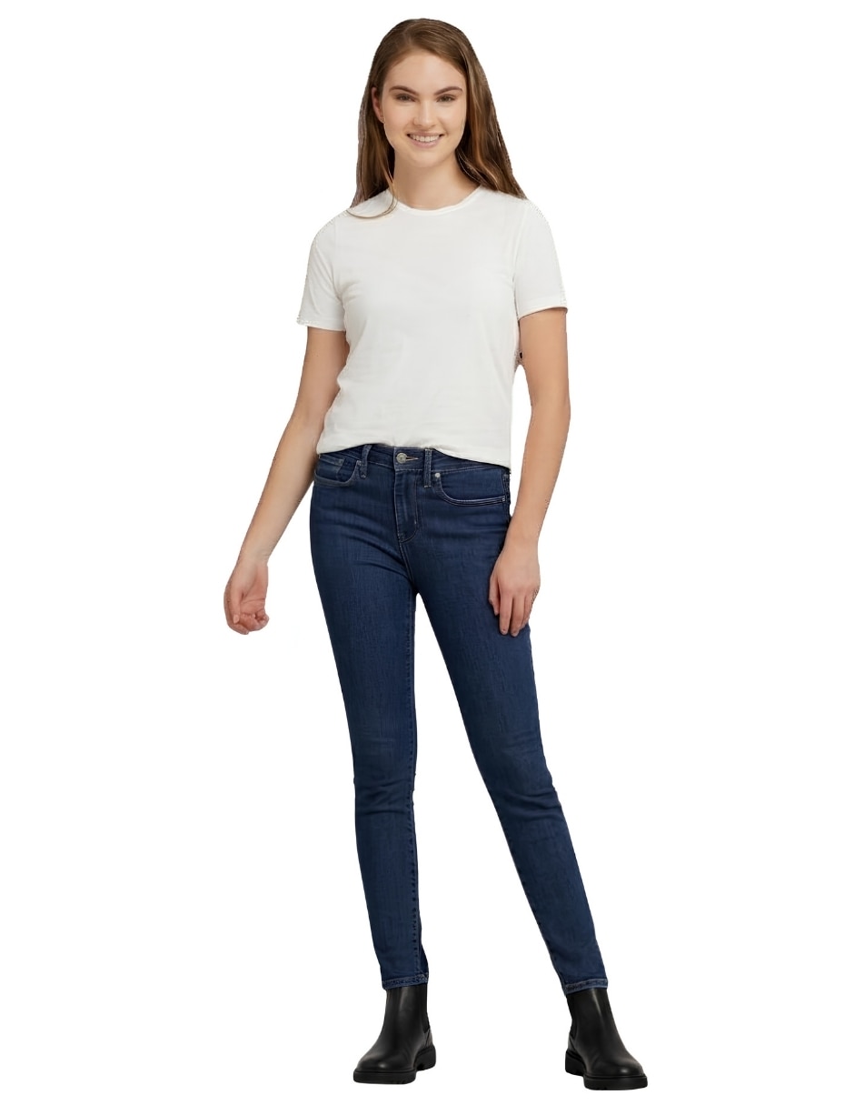 Jeans Skinny media cintura Denizen para mujer