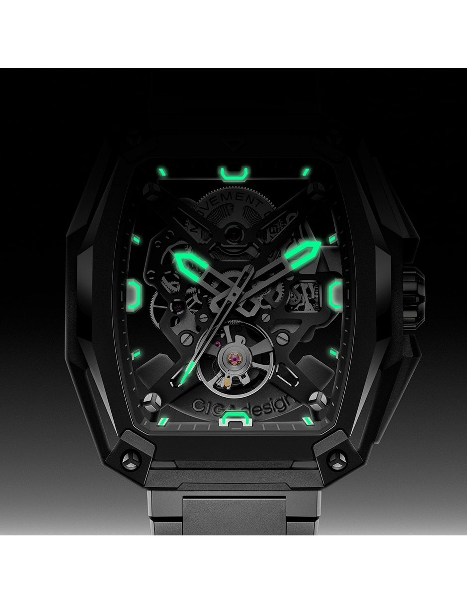 Reloj pulsera hunter titanio para hombre Z041-TIGR-1G 4