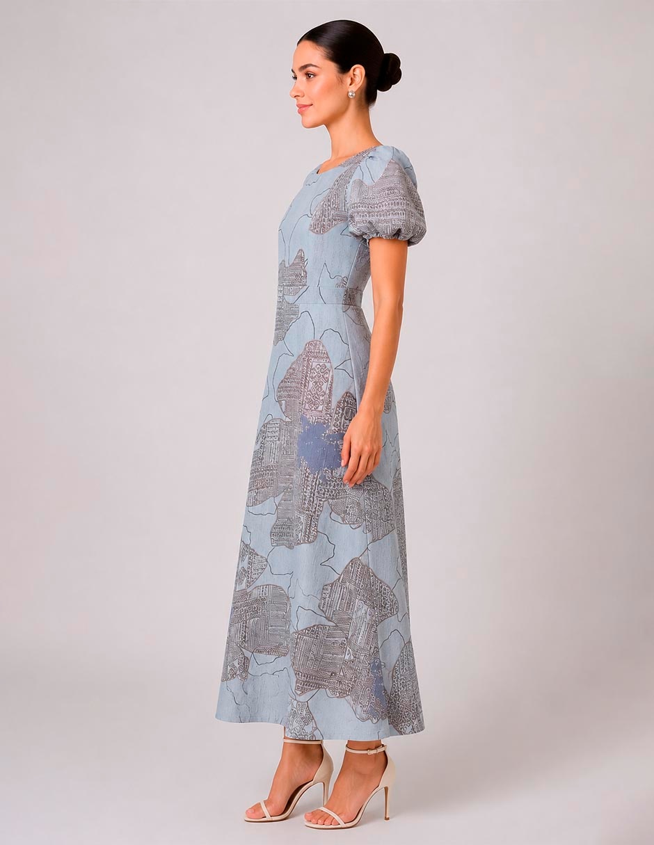 Vestido largo cocktail celavie night collection para mujer 3