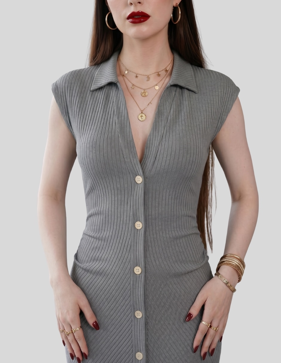 Vestido midi casual para mujer 7