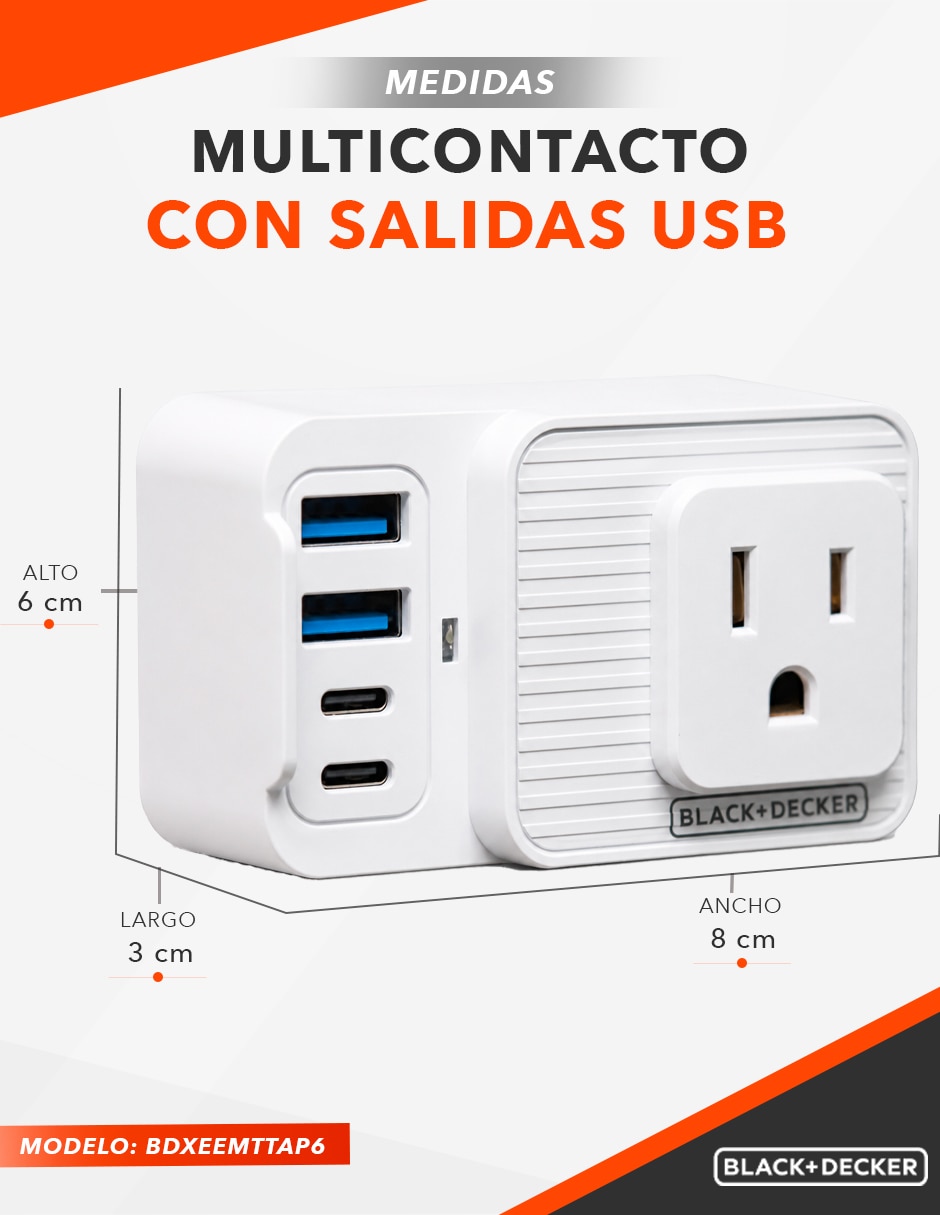 Multicontacto BDXEEMTTAP6 de 7 contactos 9