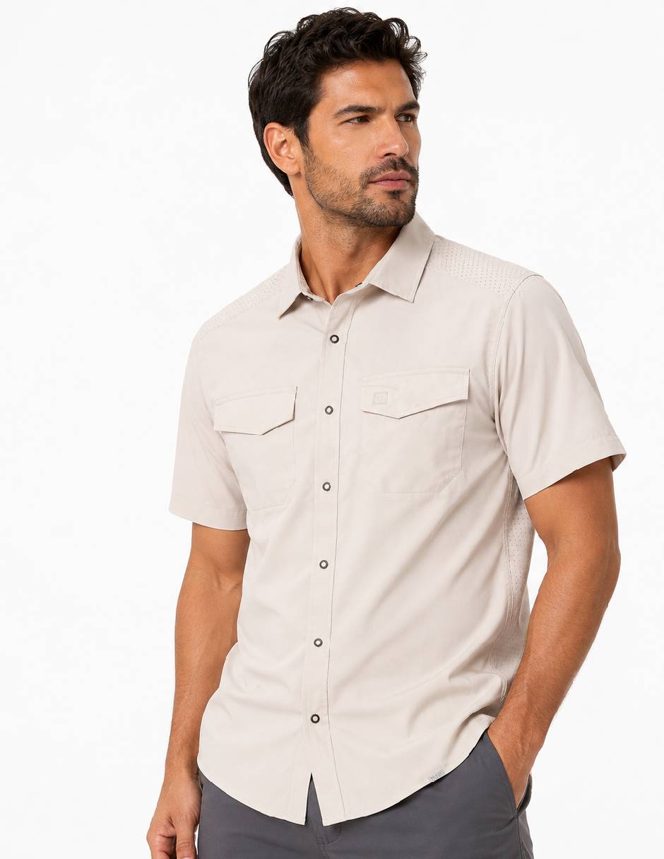 Camisa de vestir manga corta para hombre 1