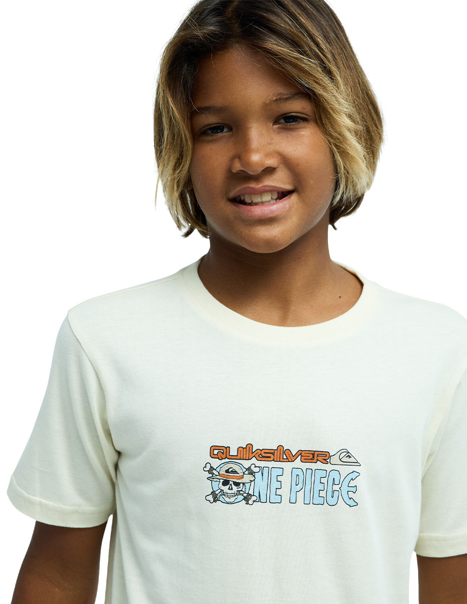 Playera one piece manga corta para niño 4