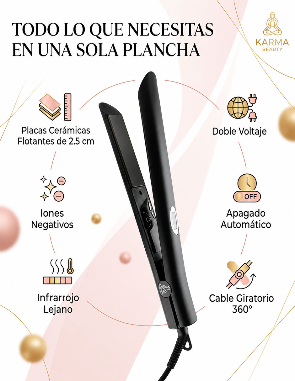 Alaciadora placas de cerámica 6