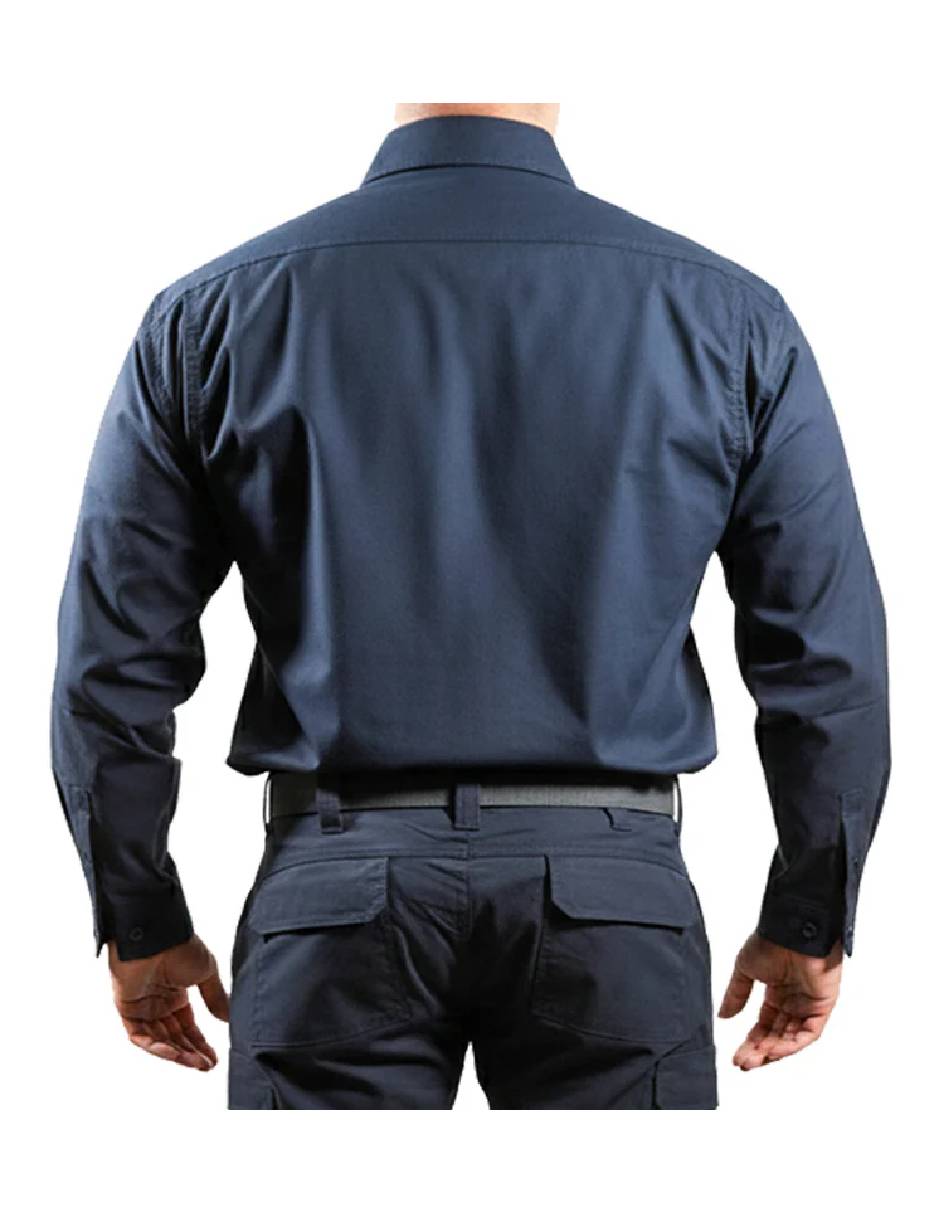 Camisa business casual manga larga para hombre 3