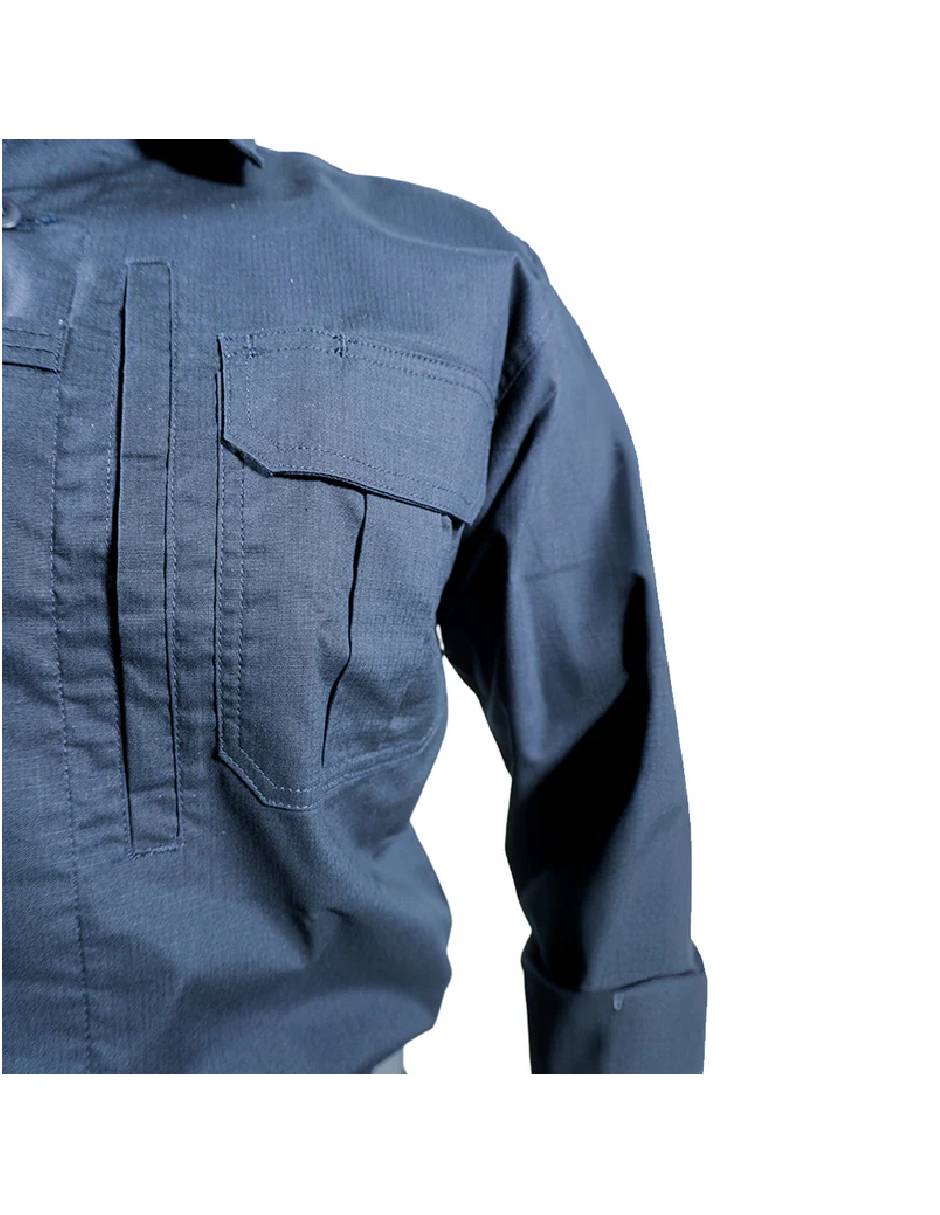 Camisa business casual manga larga para hombre 2