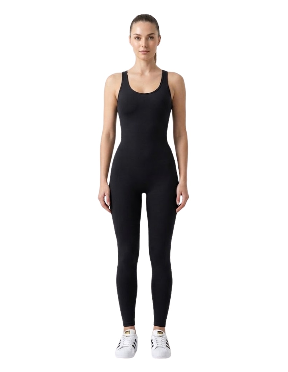 Conjunto deportivo ajustado con elástico para mujer 4