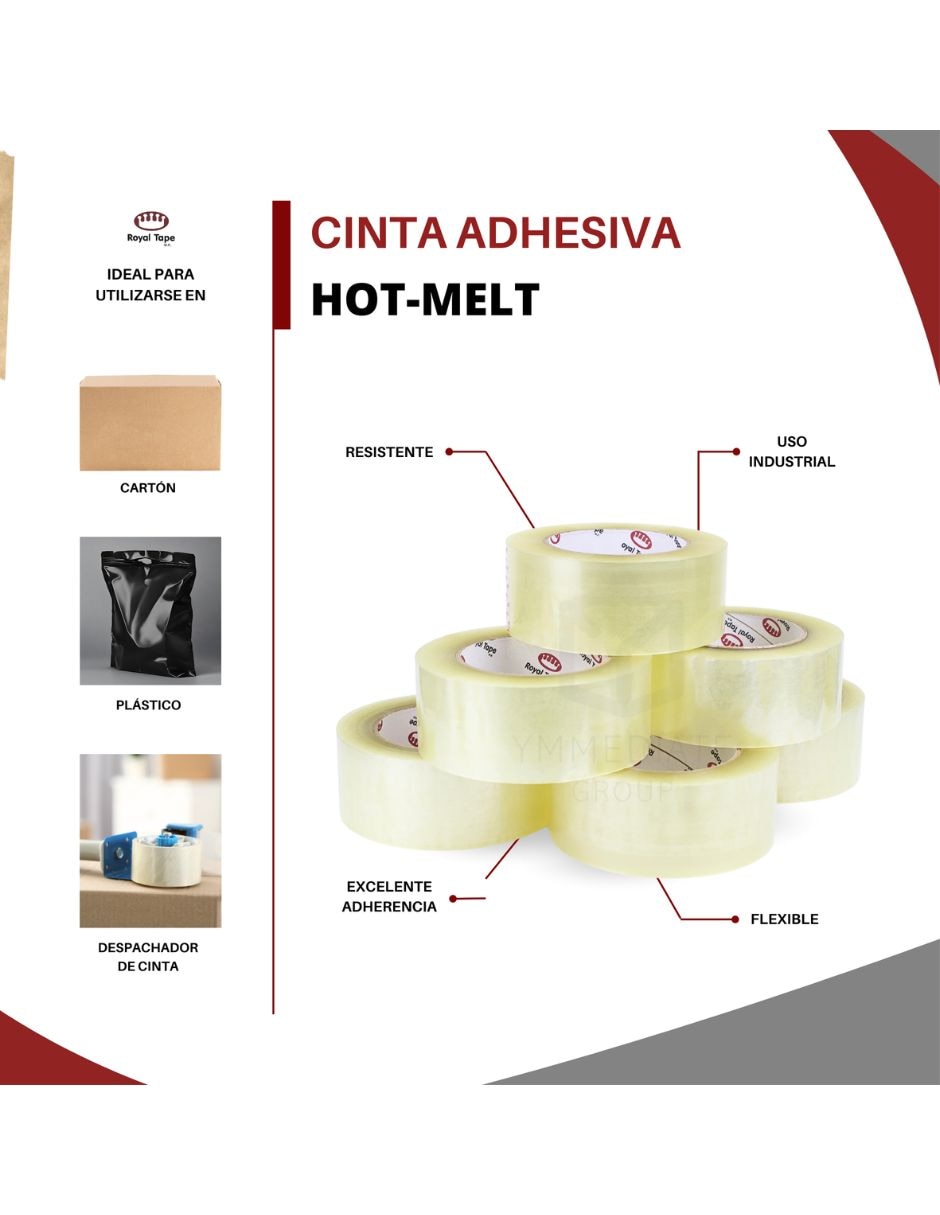 Set cinta adhesiva fijación alta 5