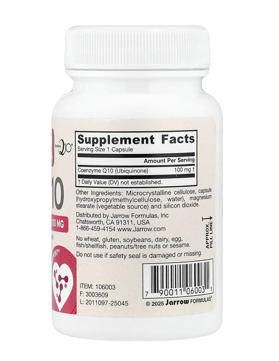 CoQ10 100 mg 60 cápsulas con CoQ10 2