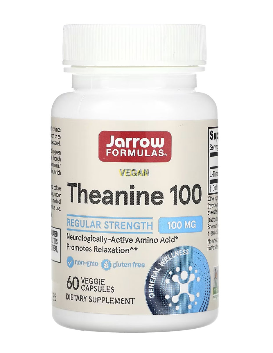 Teanina 100 100 mg 60 cápsulas con L-Teanina Teanina 100 100 mg 60 cápsulas con L-Teanina
