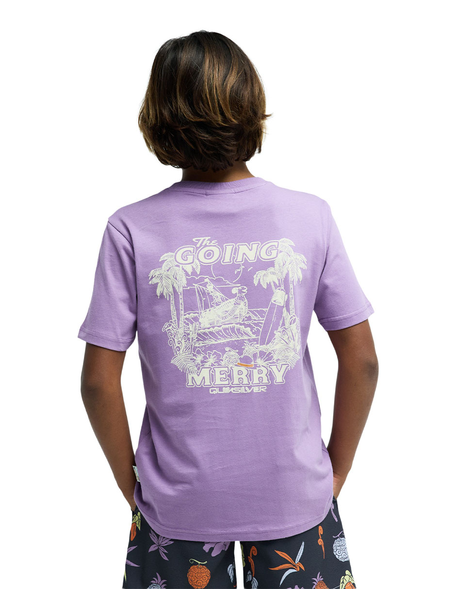 Playera One Piece manga corta para niño 3