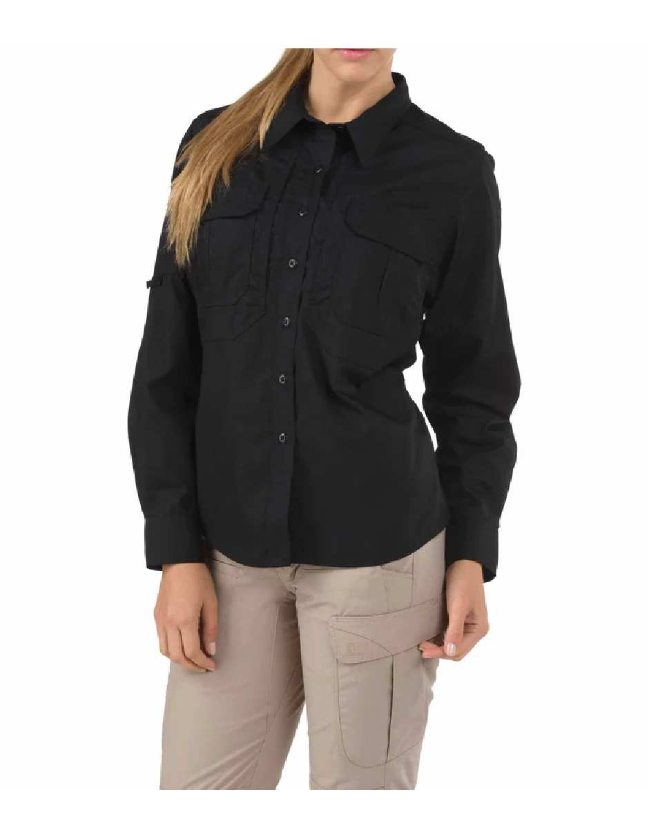 Camisa 5.11 manga larga para mujer