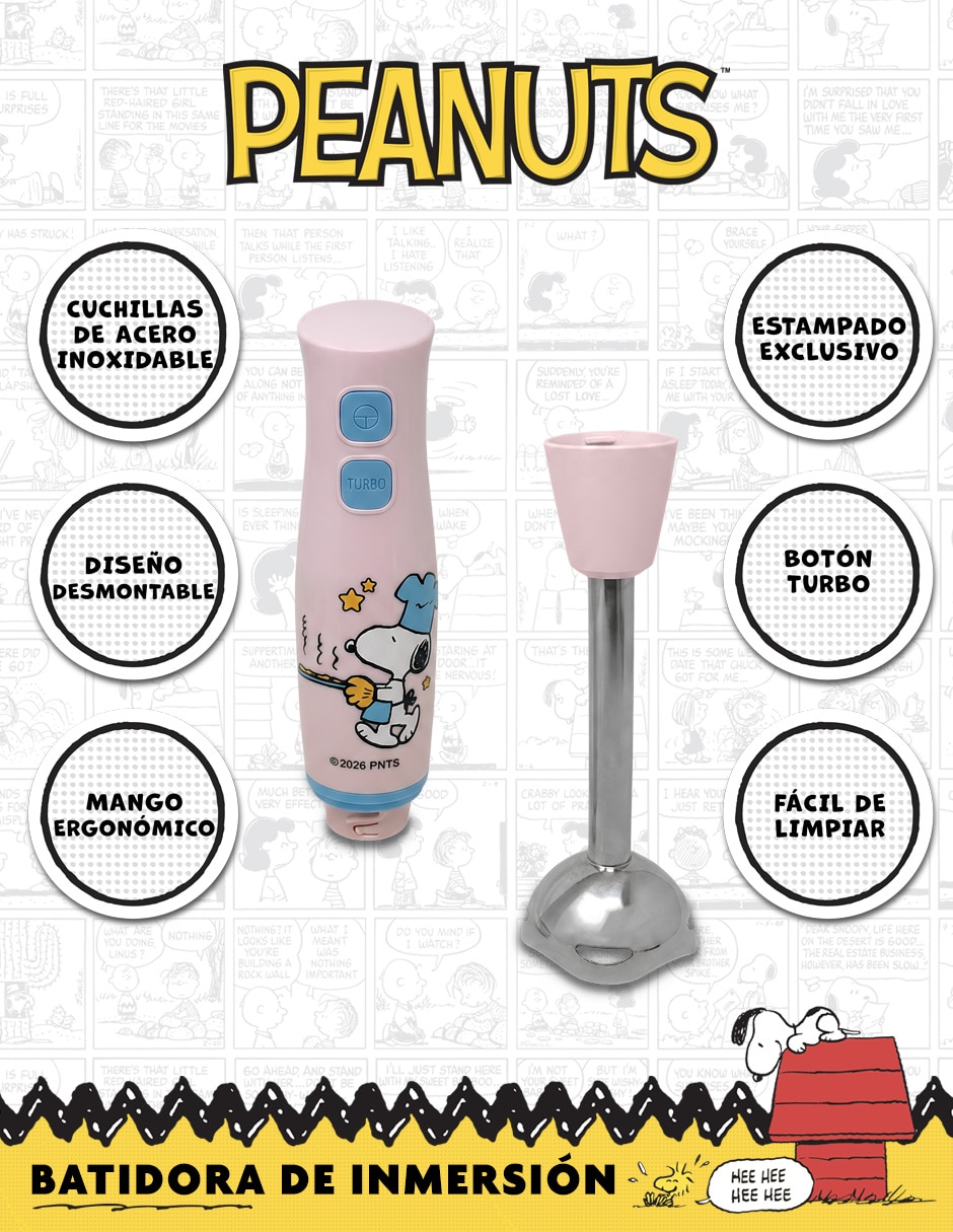 Batidora inmersión Peanuts 2 velocidades PS-1204