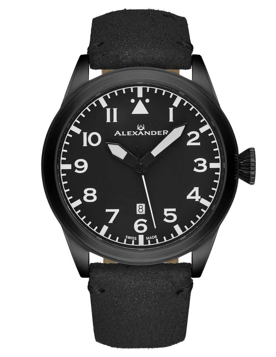Reloj Alexander Swiss made Aviator para hombre A601-03