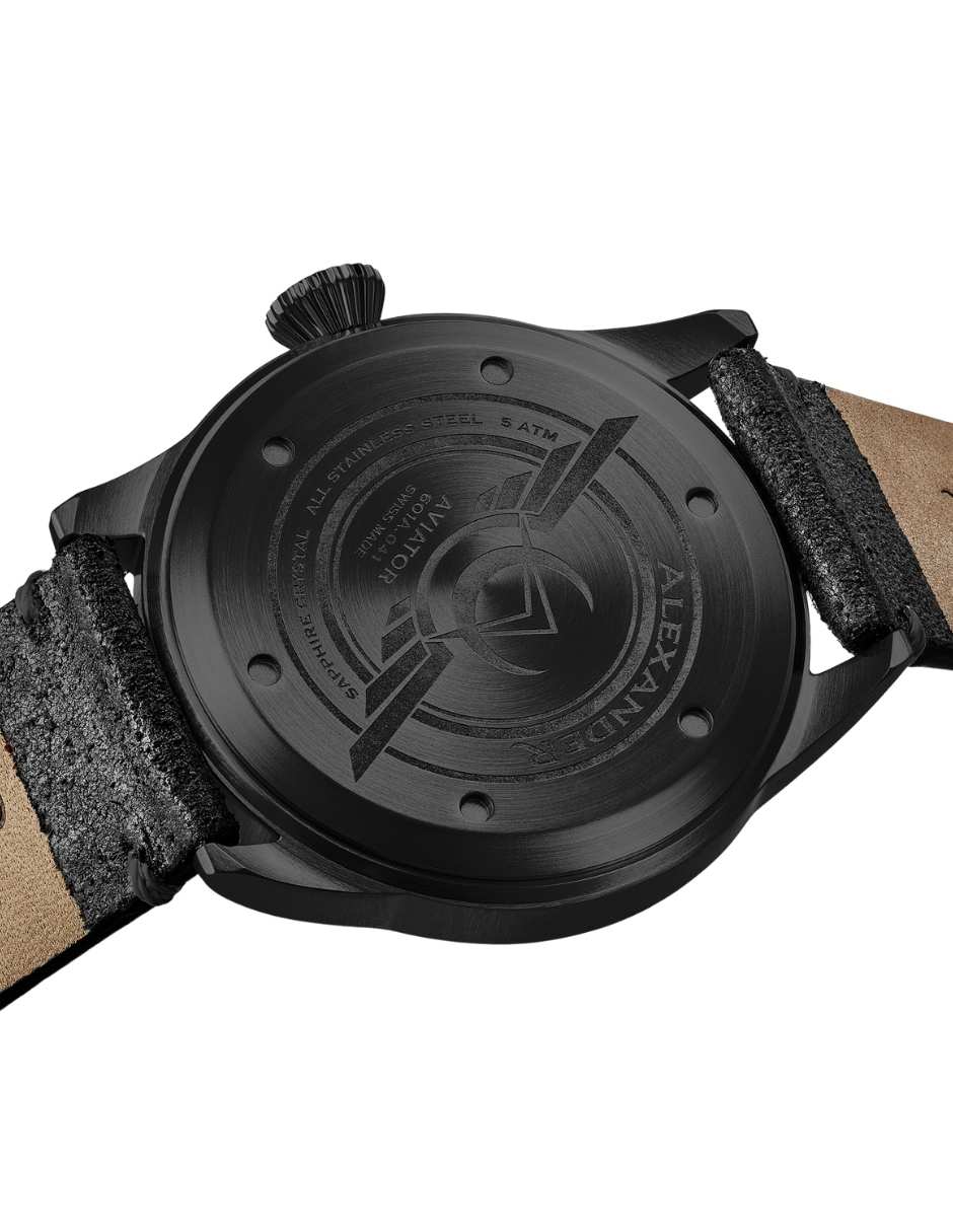 Reloj Alexander Swiss made Aviator para hombre A601-03