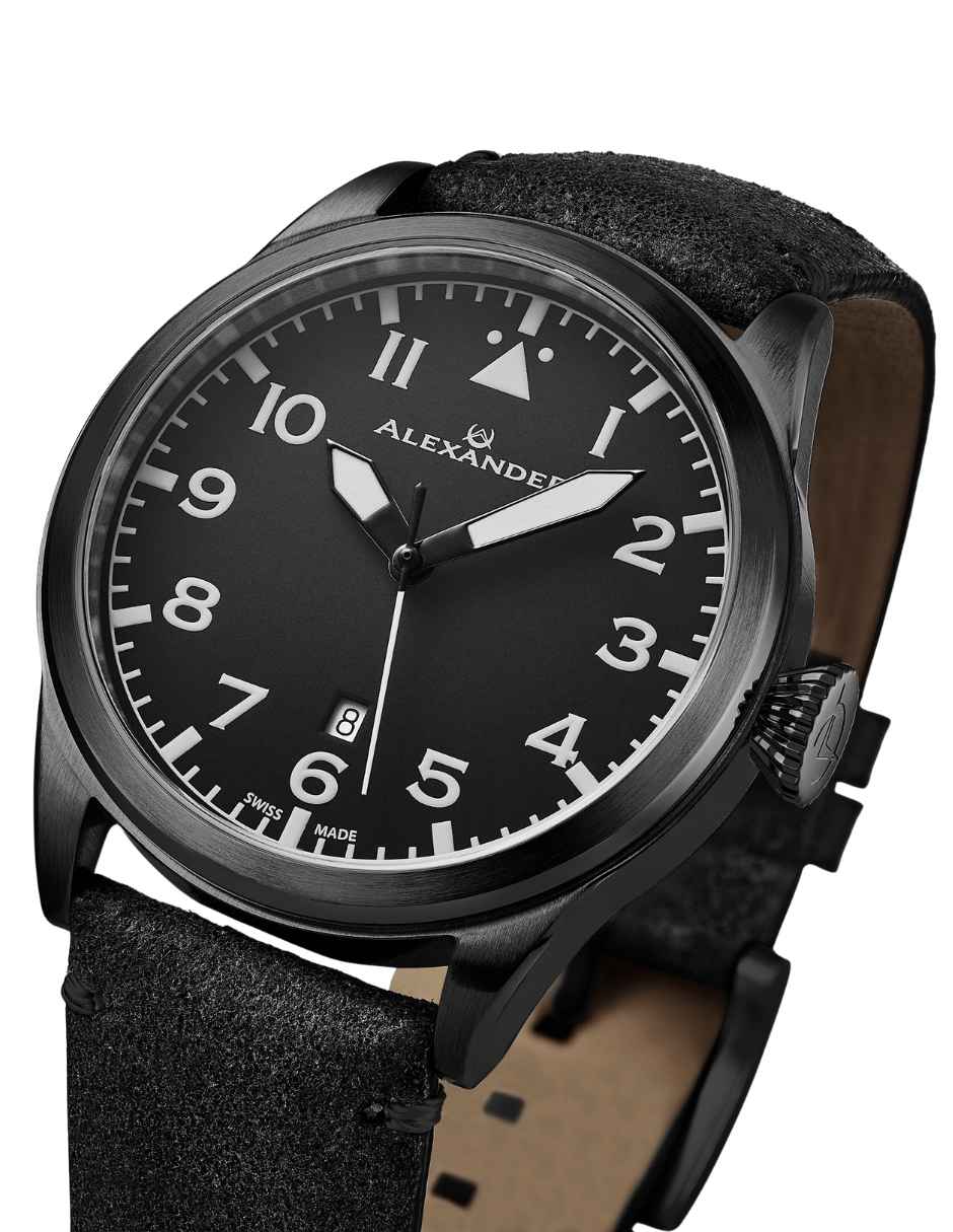 Reloj Alexander Swiss made Aviator para hombre A601-03