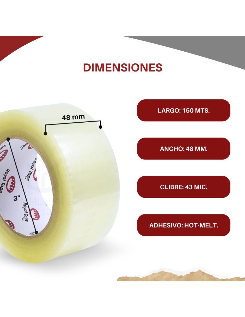 Set cinta adhesiva fijación alta 6