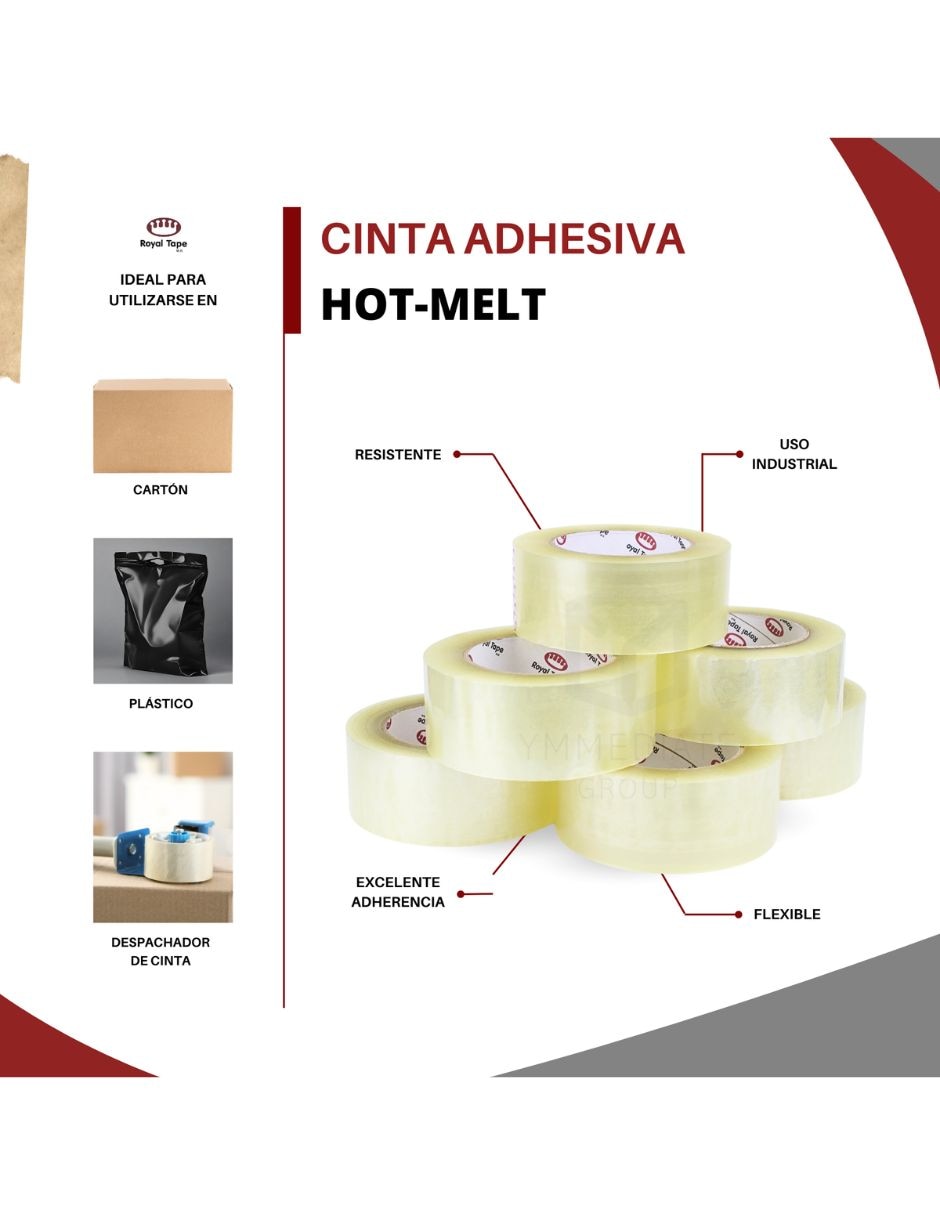 Set cinta adhesiva fijación alta 4