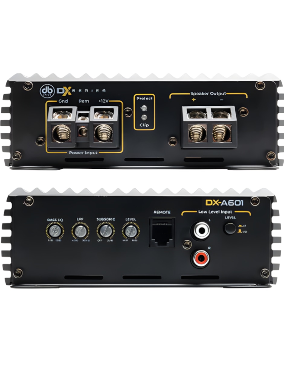 Amplificador para auto DB Drive DX-A601 de 12 VDC