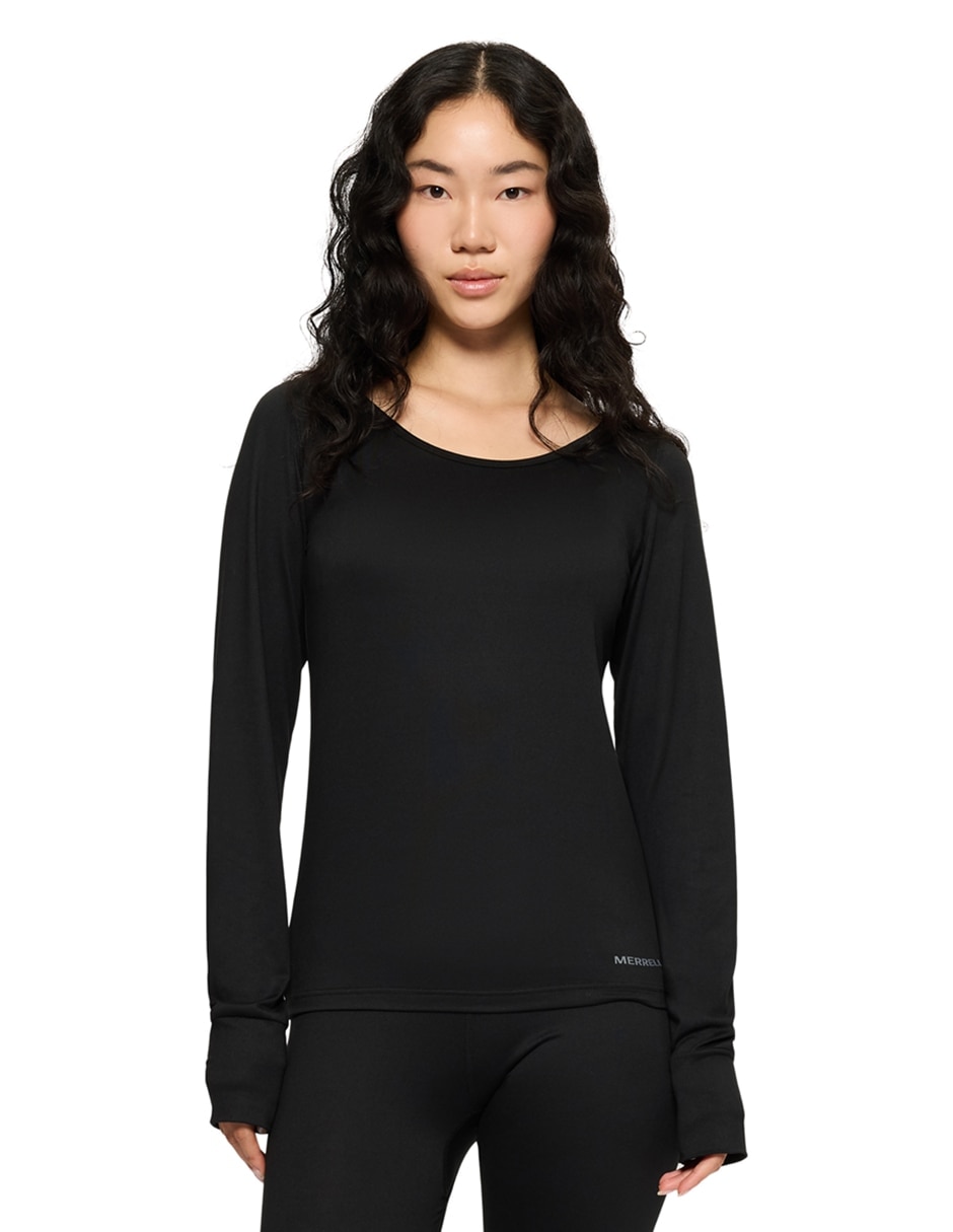 Playera térmica Merrell manga larga para mujer
