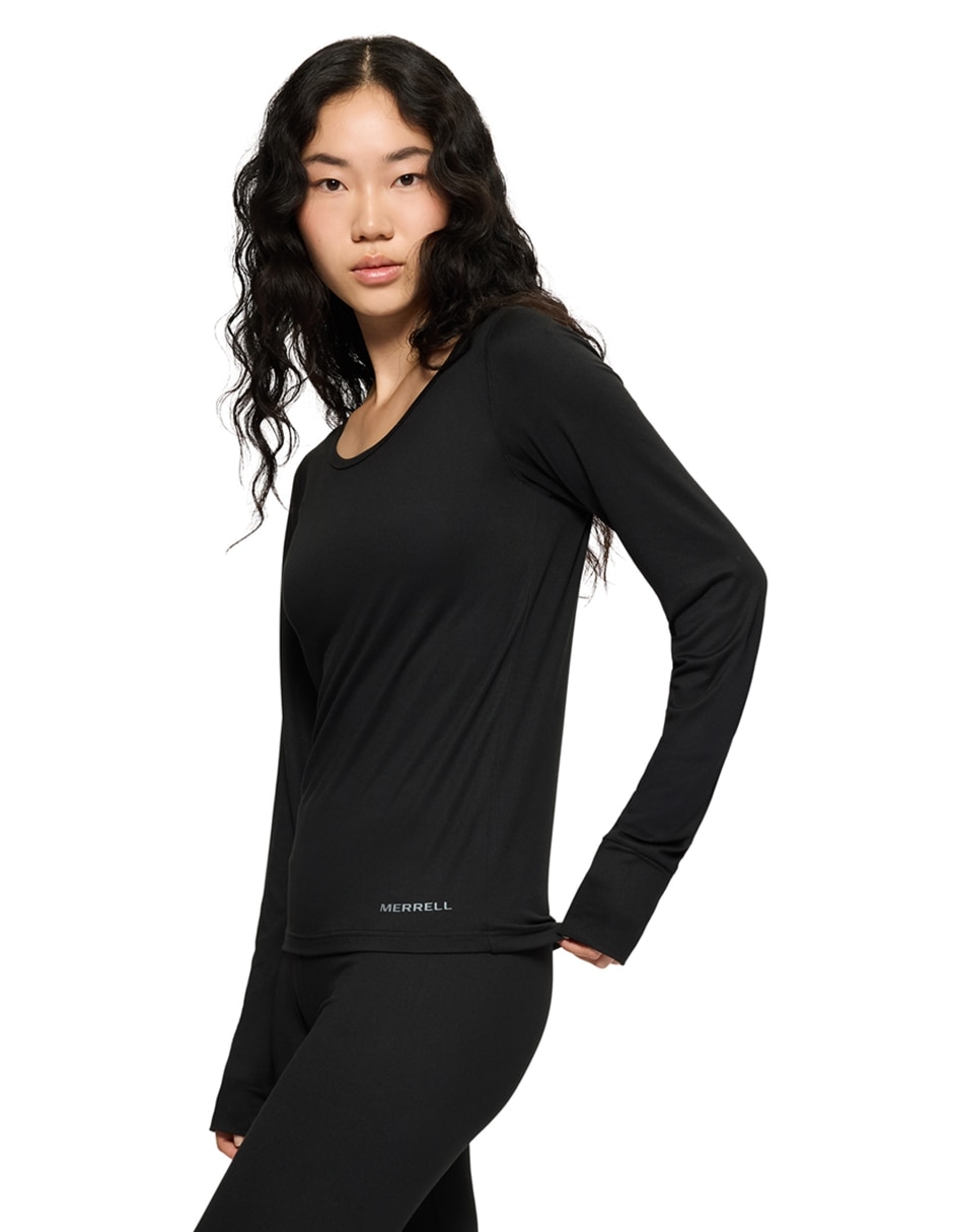 Playera térmica Merrell manga larga para mujer