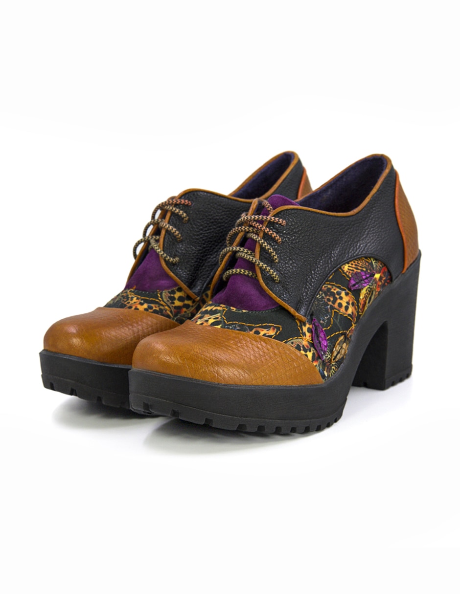 Zapato de tacón de piel para mujer 3