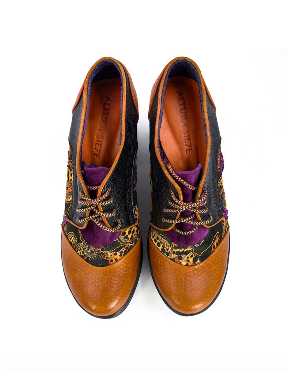 Zapato de tacón de piel para mujer 4
