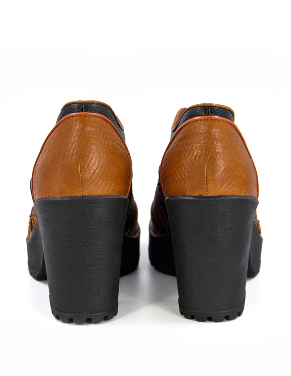 Zapato de tacón de piel para mujer 5