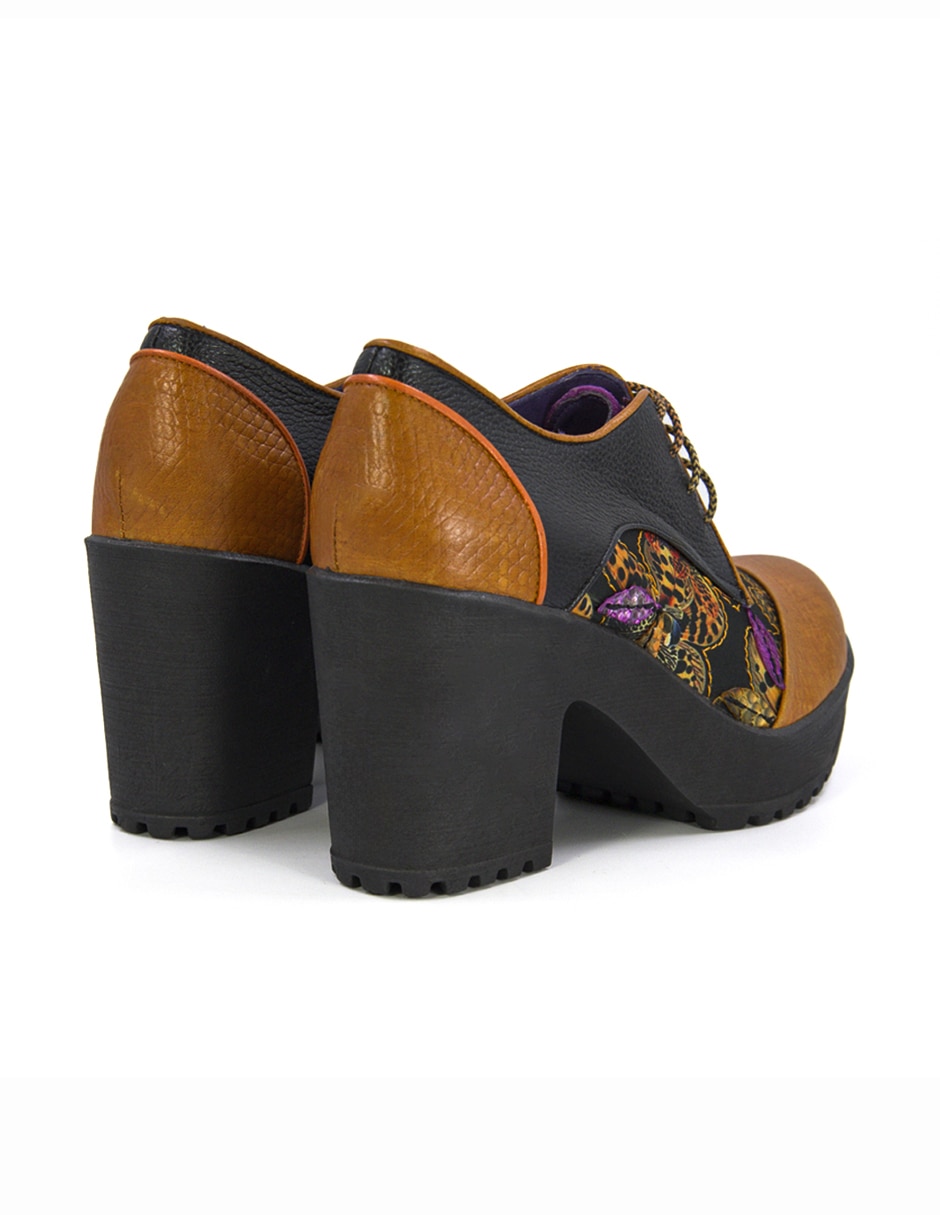 Zapato de tacón de piel para mujer 6