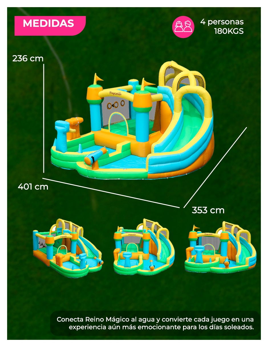 Brincolin inflable forma rectangular 6