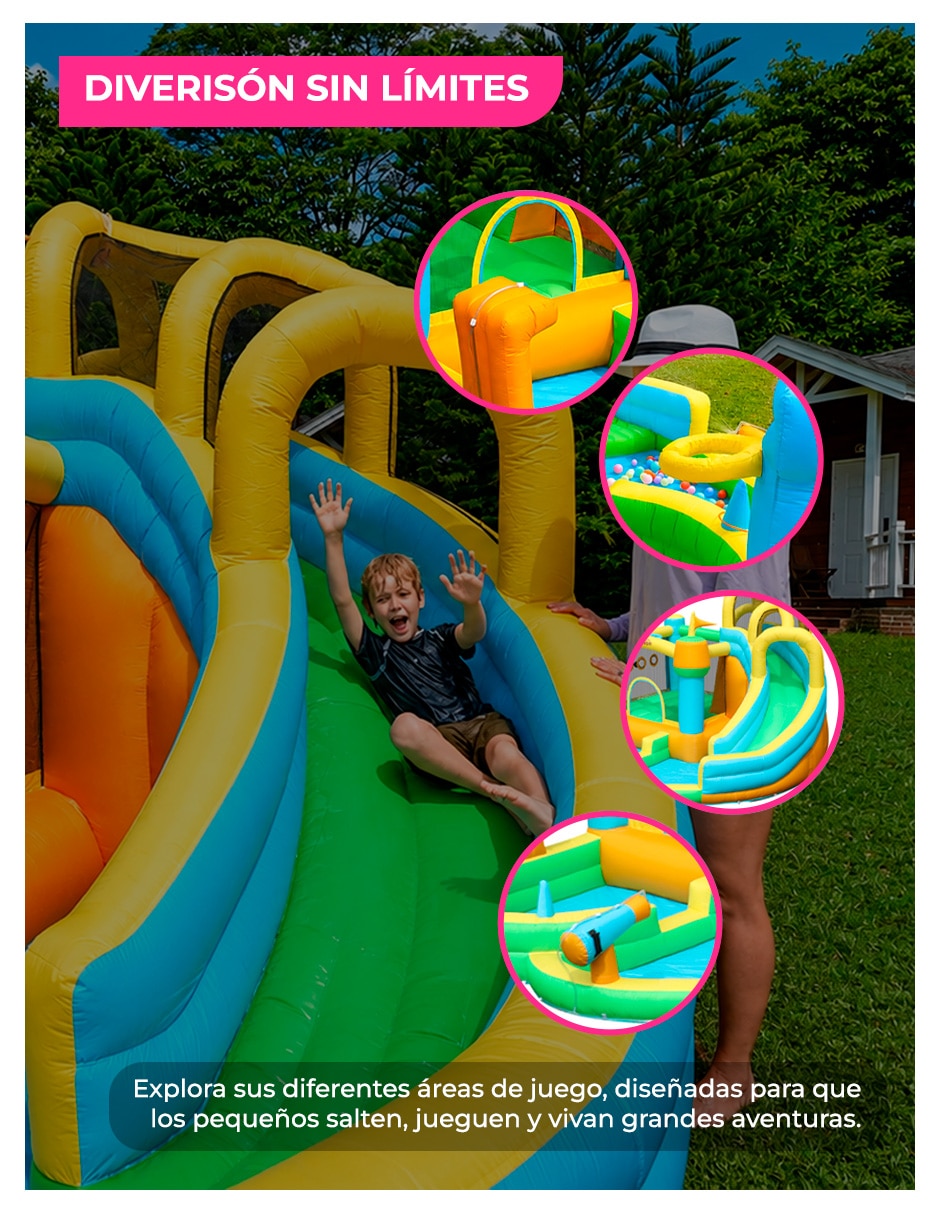Brincolin inflable forma rectangular 4