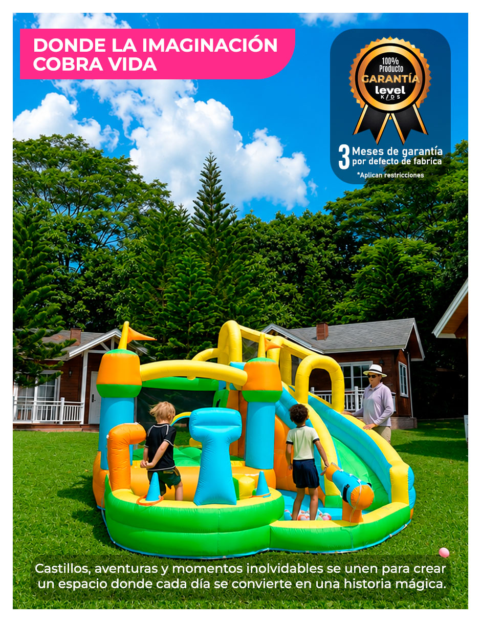 Brincolin inflable forma rectangular 5