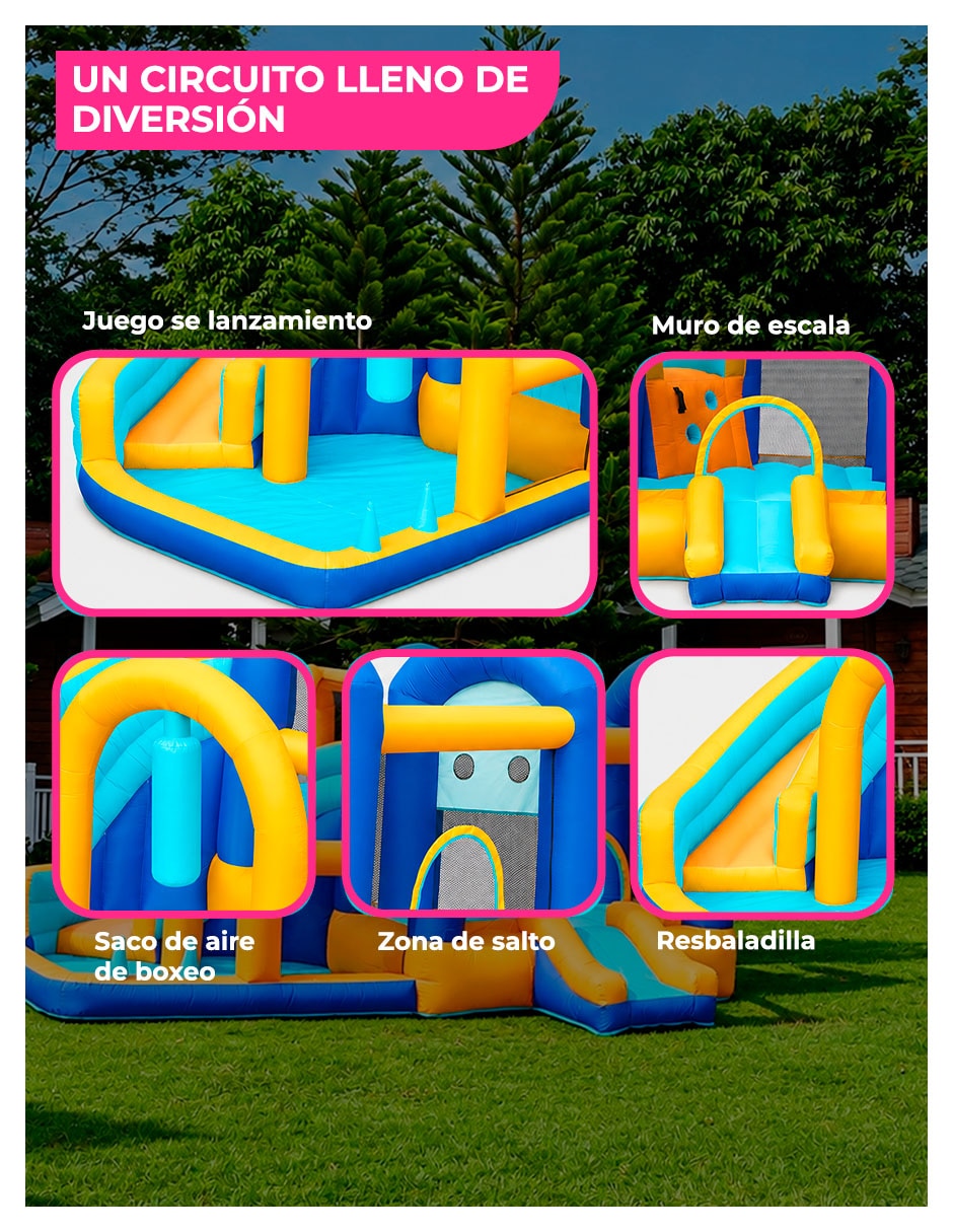Brincolin inflable forma rectangular 2
