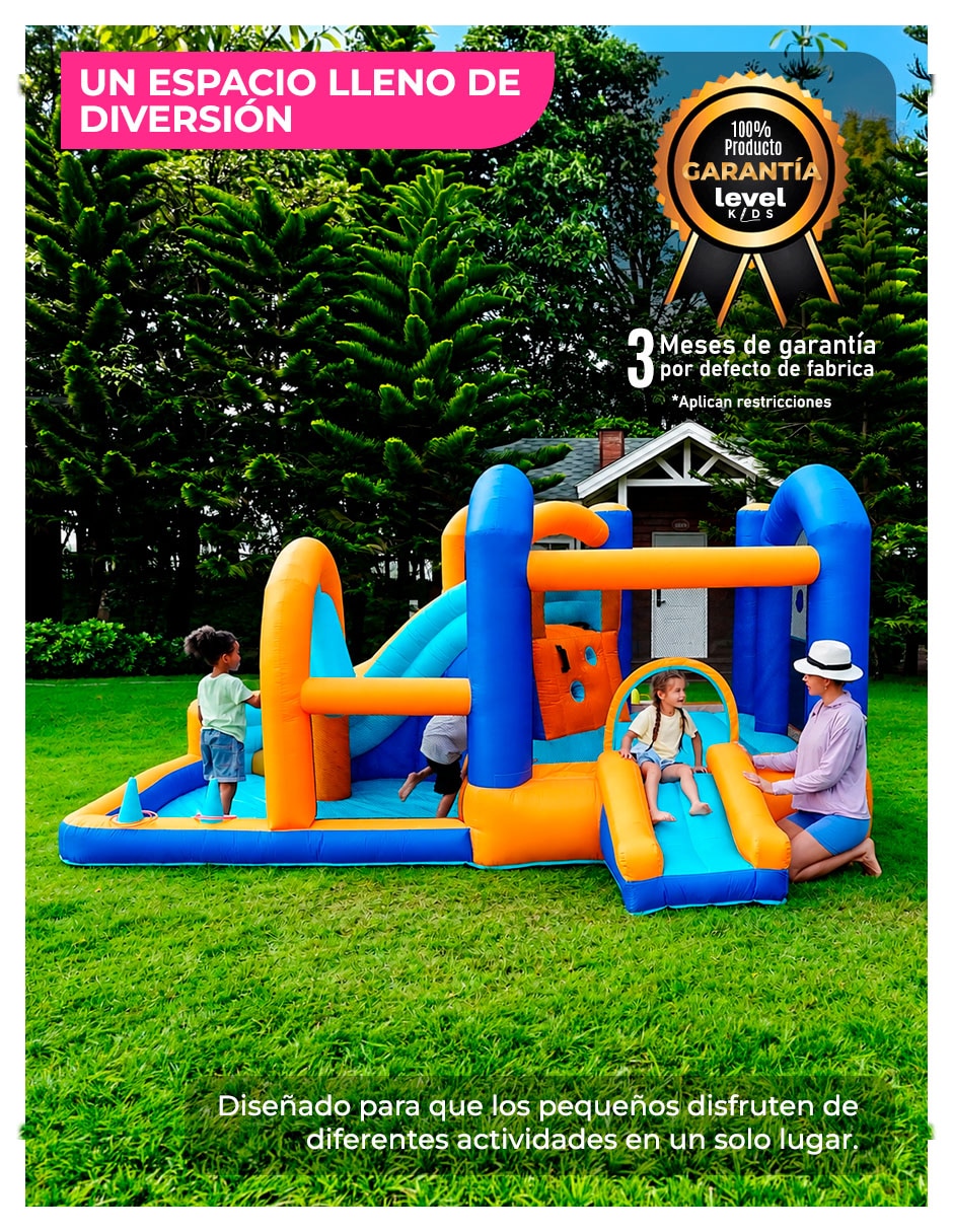 Brincolin inflable forma rectangular 4