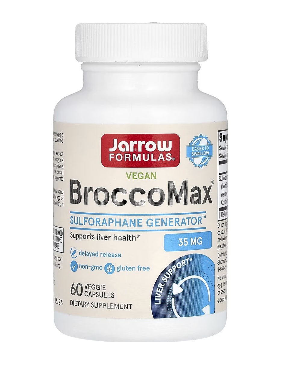 BroccoMax Vegano 60 cápsulas con broccoli D-Glucarato de calcio y pimienta negra BroccoMax Vegano 60 cápsulas con broccoli D-Glucarato de calcio y pimienta negra