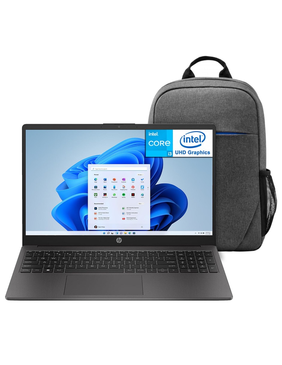 Laptop HP G10i316 B83U6AT-OB 15.6 pulgadas HD Intel Core i3 Intel UHD 16 GB RAM 256 GB SSD Reacondicionado