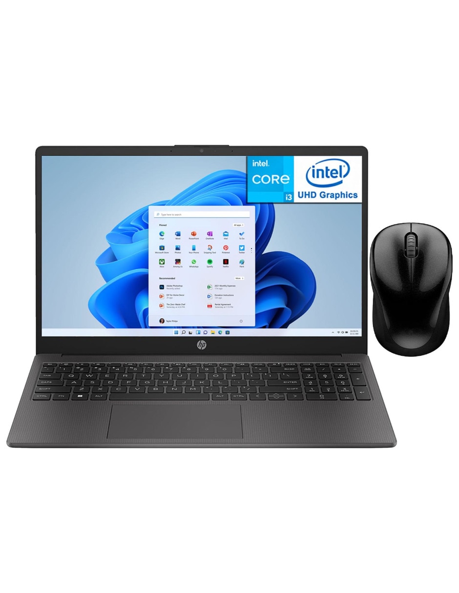 Laptop HP B83U6AT 250-Ci38512-OB 15.6 pulgadas HD Intel Core i3 Intel UHD 16 GB RAM 512 GB SSD Reacondicionado