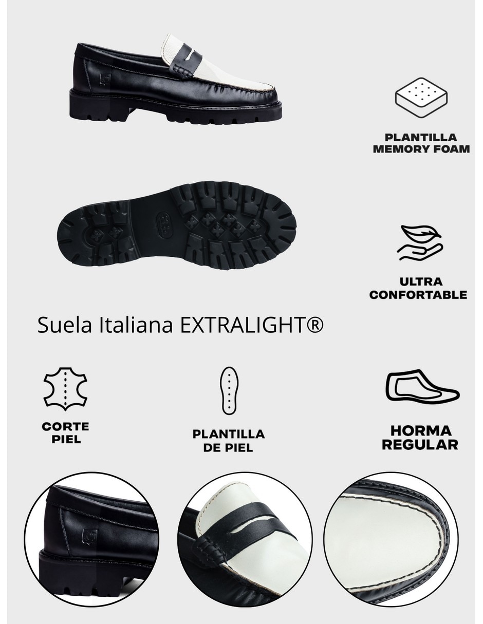 Mocasín Black Peppers para hombre