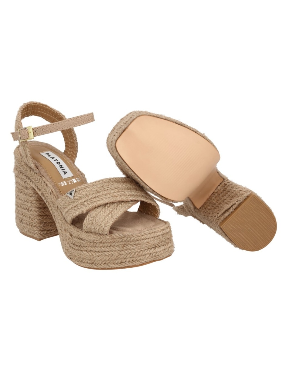 Zapato de plataforma España punta cuadrada 4
