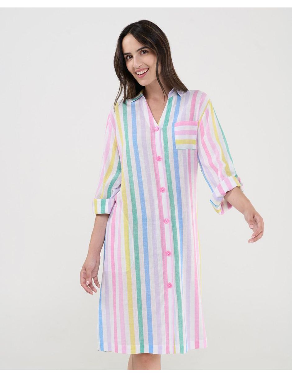 Vestido a la rodilla playa lohe para mujer
