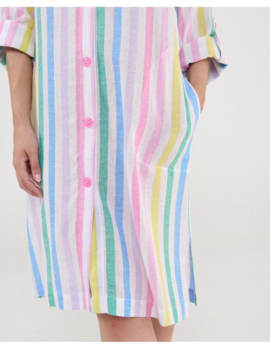Vestido a la rodilla playa lohe para mujer