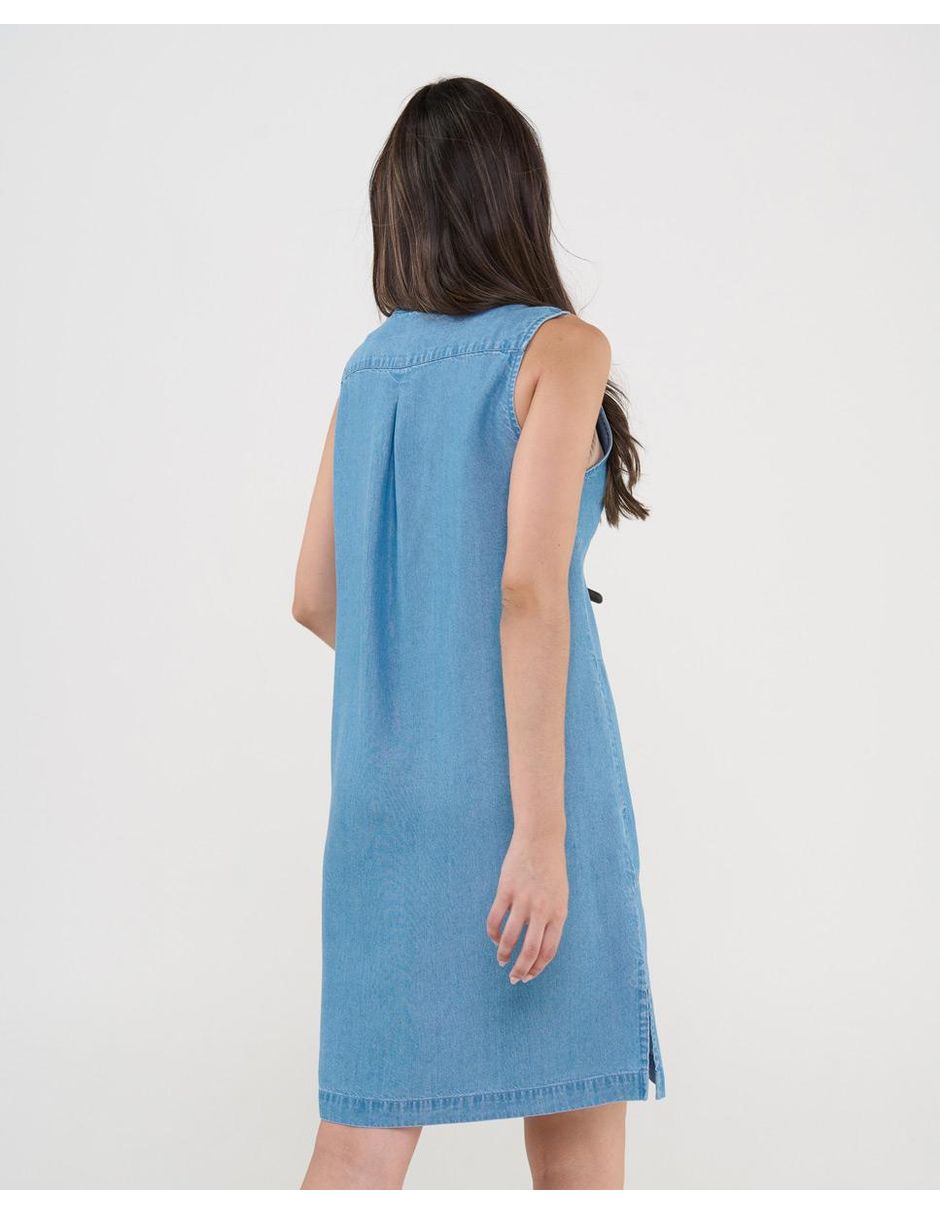 Vestido arriba de la rodilla playa para mujer 2
