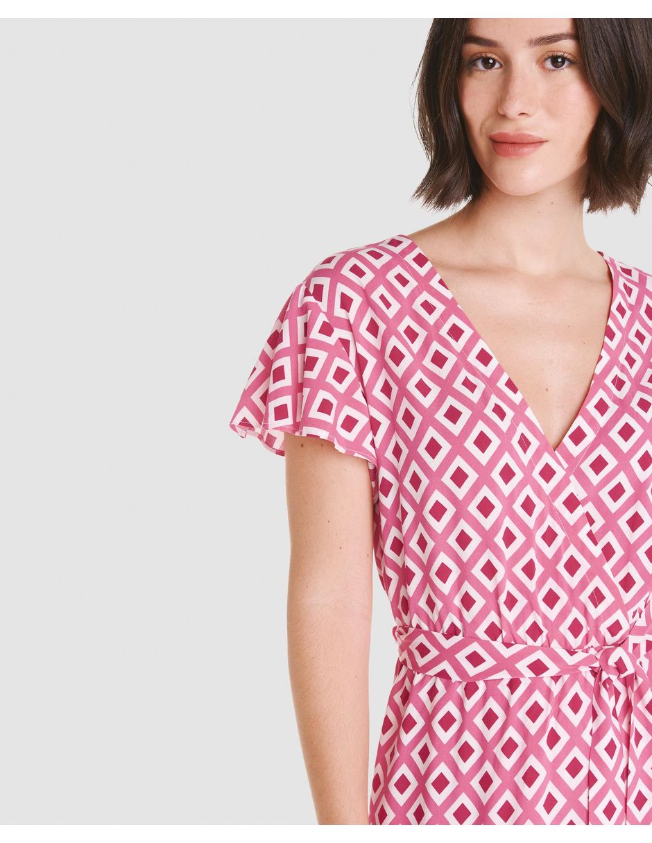Vestido midi playa lohe para mujer