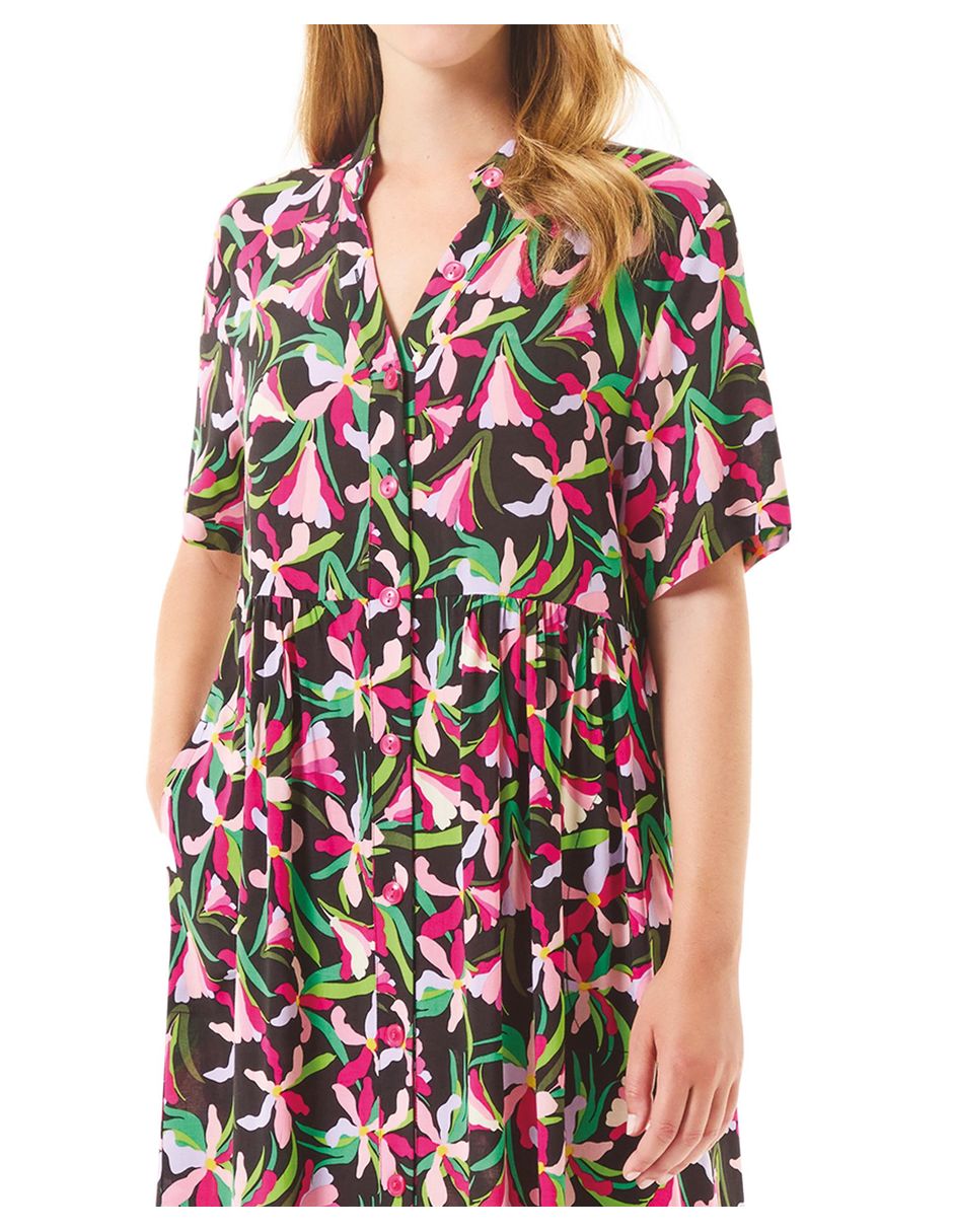 Vestido midi playa Lohe para mujer