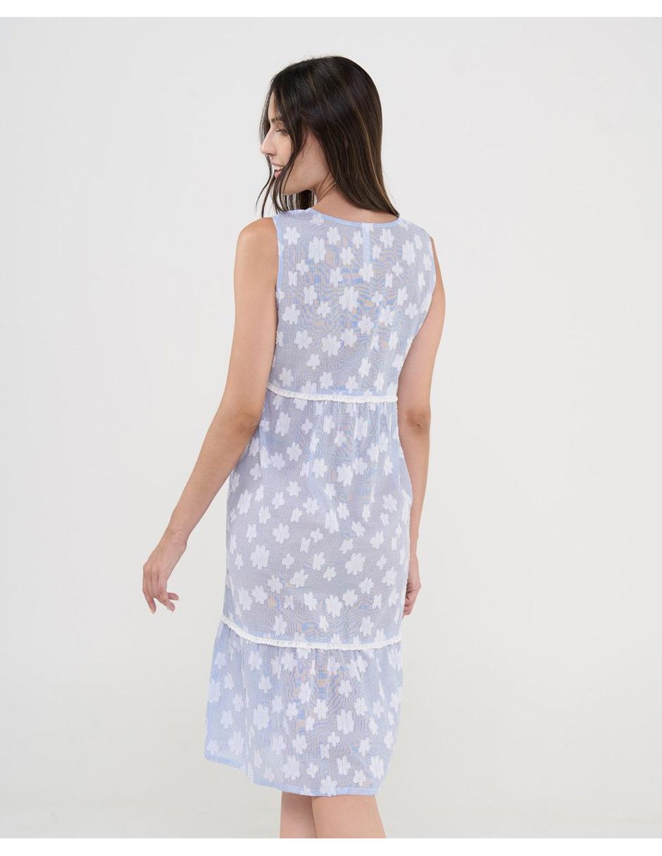 Vestido a la rodilla playa Lohe para mujer