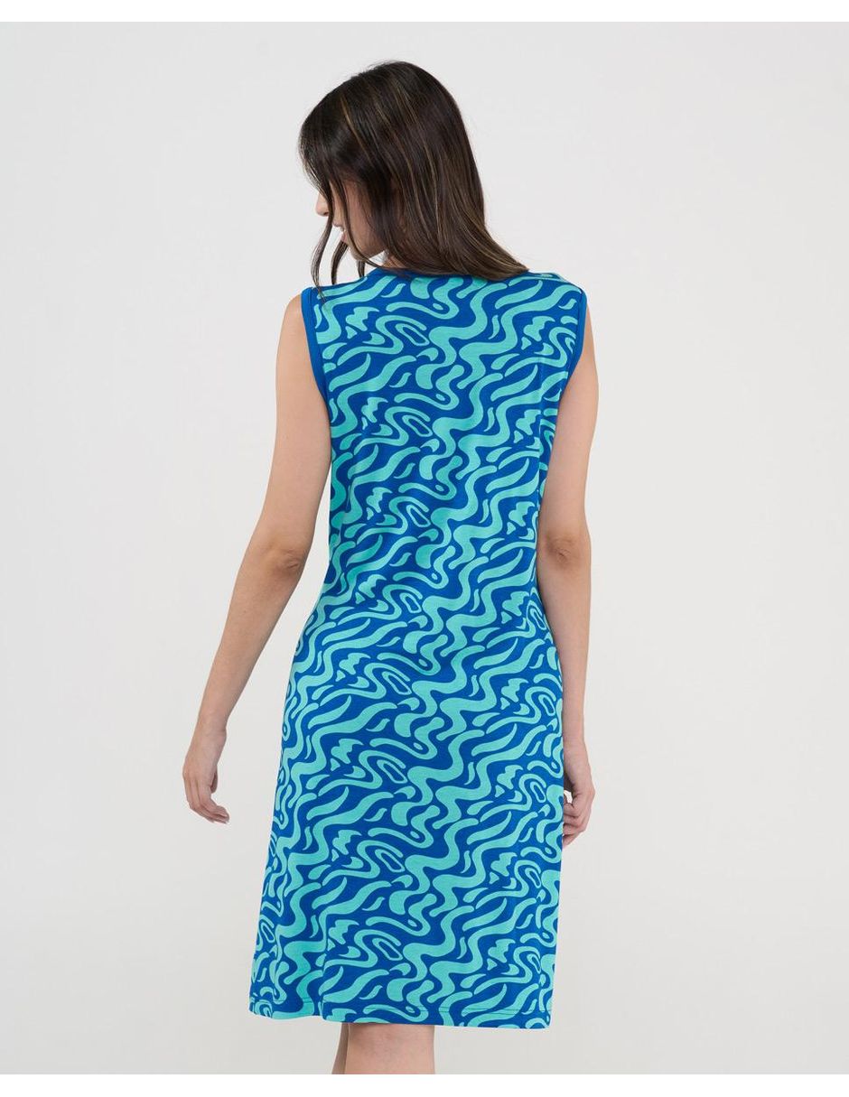Vestido a la rodilla playa para mujer 2